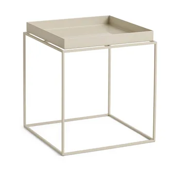 Tray Table tavolino medio - Beige caldo, 40x40x44 cm - HAY