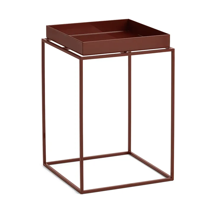 Tray Table tavolino medio - Chocolate, 30x30x44 cm - HAY