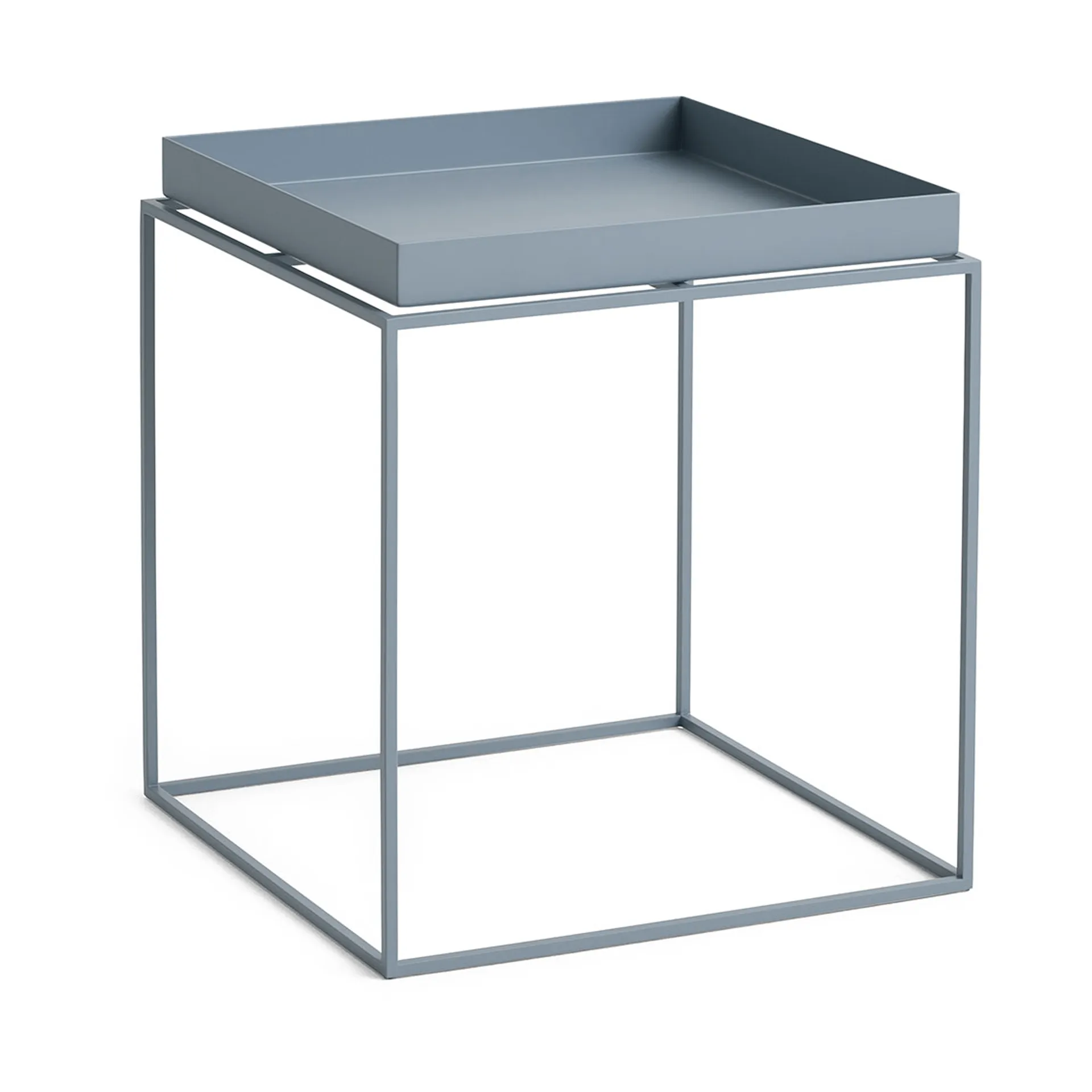Tray Table tavolino medio, Pigeon blue, 40x40x44 cm HAY