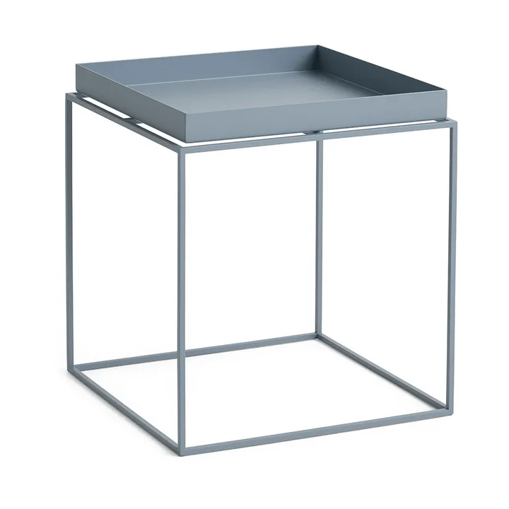 Tray Table tavolino medio - Pigeon blue, 40x40x44 cm - HAY
