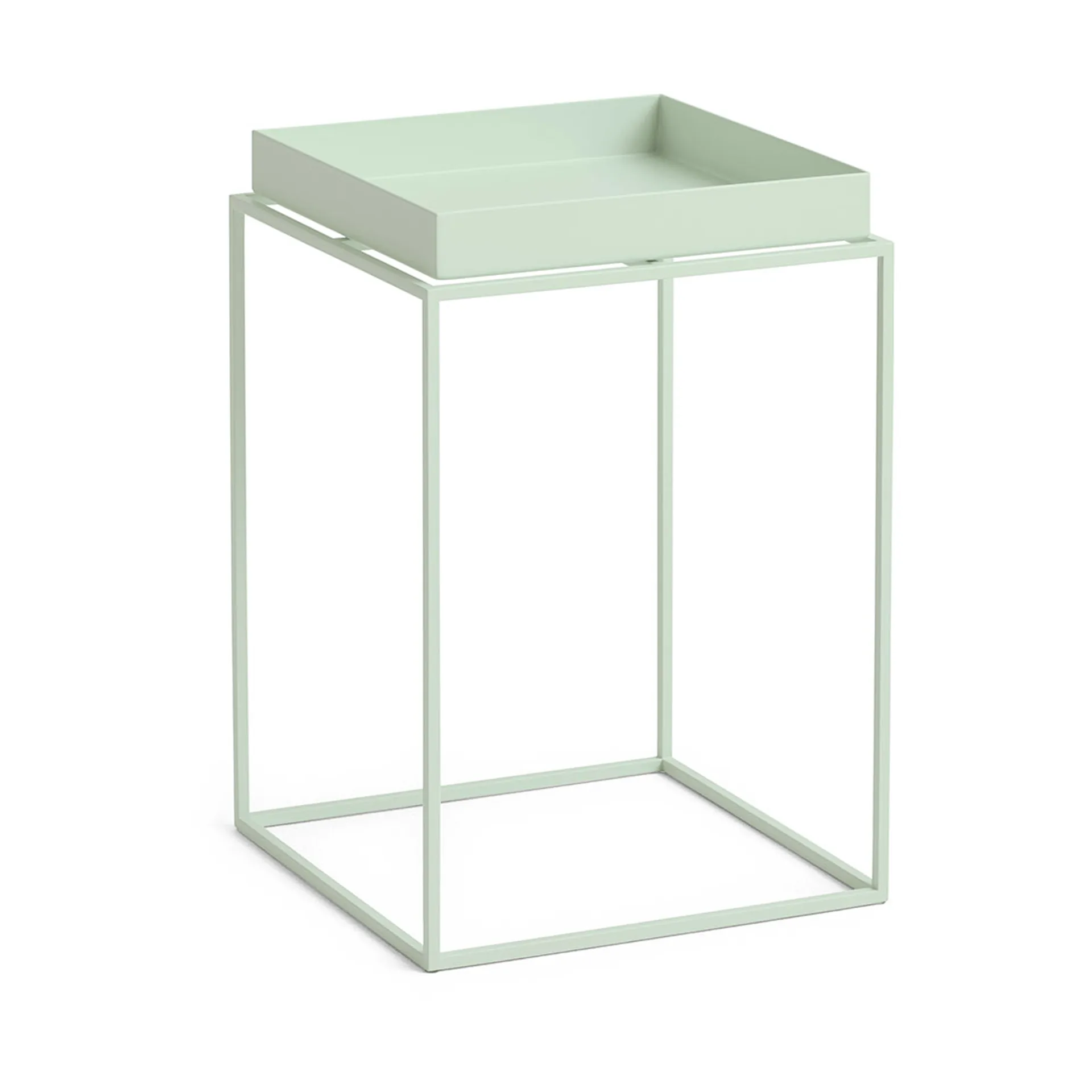 Tray Table tavolino medio, Soft mint, 30x30x44 cm HAY