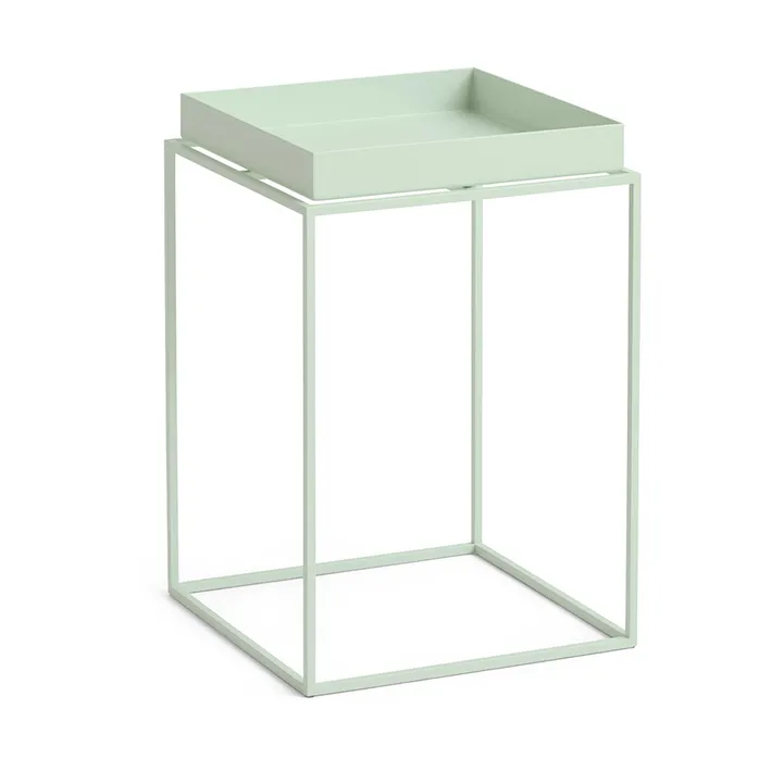 Tray Table tavolino medio - Soft mint, 30x30x44 cm - HAY