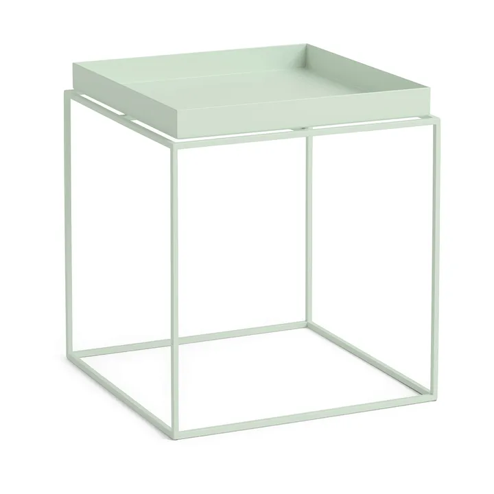 Tray Table tavolino medio - Soft mint, 40x40x44 cm - HAY