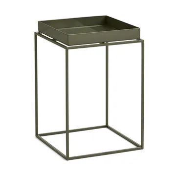 Tray Table tavolino medio - Verde oliva, 30x30x44 cm - HAY
