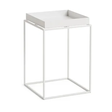 Tray Table tavolino medio - White, 30x30x44 cm - HAY