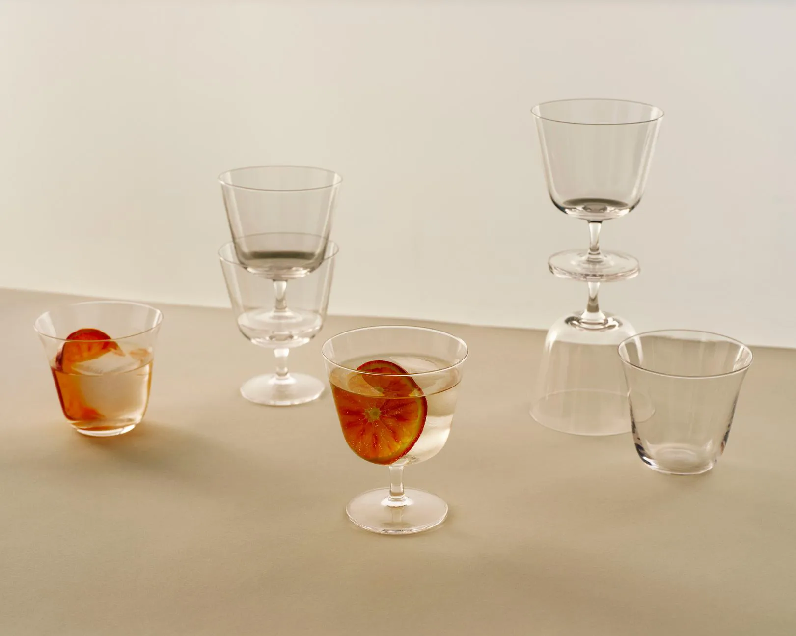 Tumbler Curve confezione da 2, Trasparente HAY