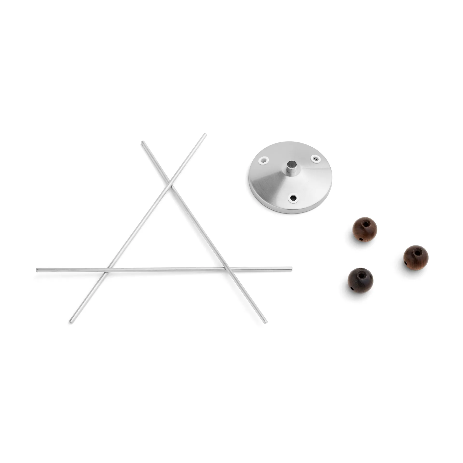 Utensili per fissaggio plafoniera Nelson Bubble per 3 lampade, Componenti per 3 bolle HAY