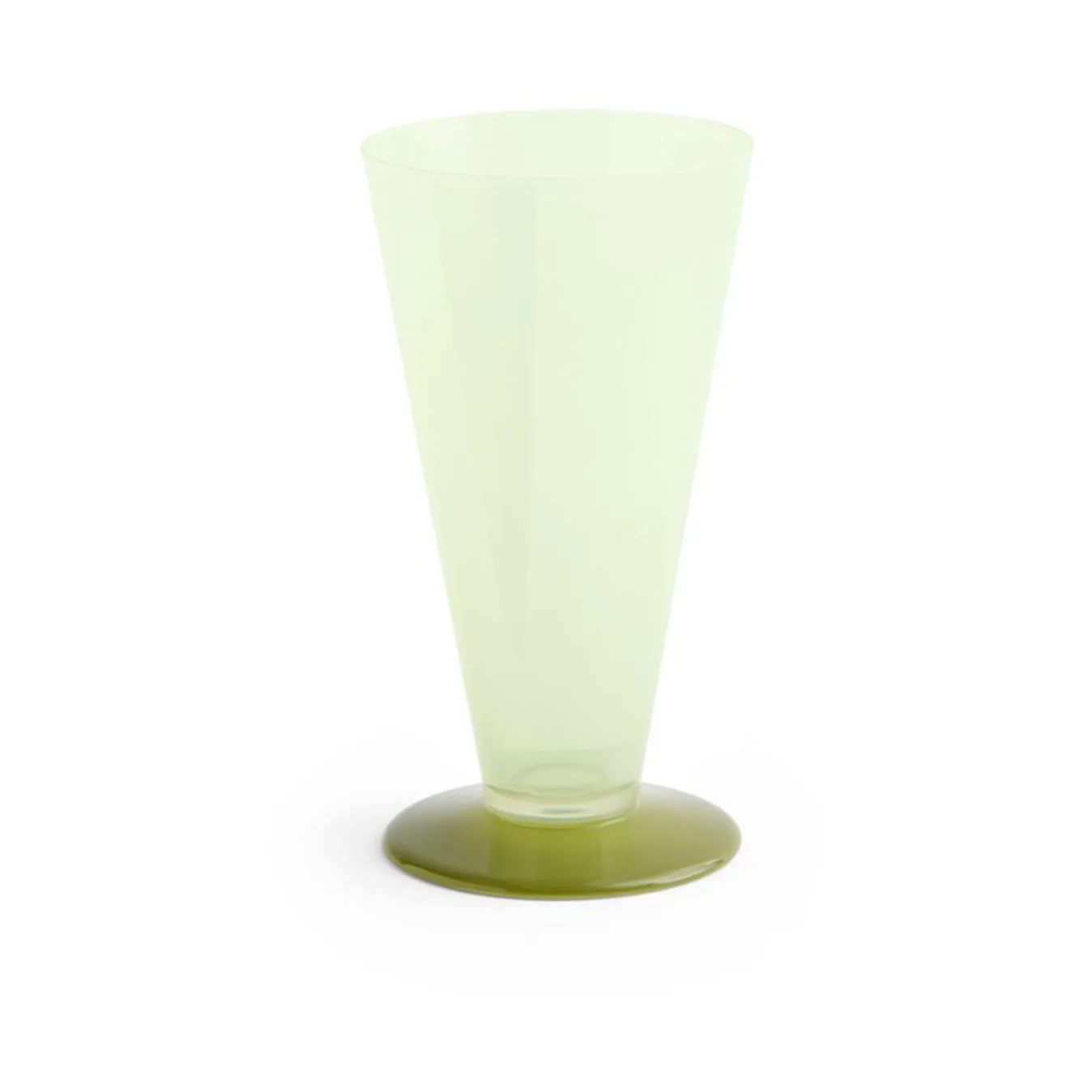 Vaso Conical, Light green-dark lime, small HAY