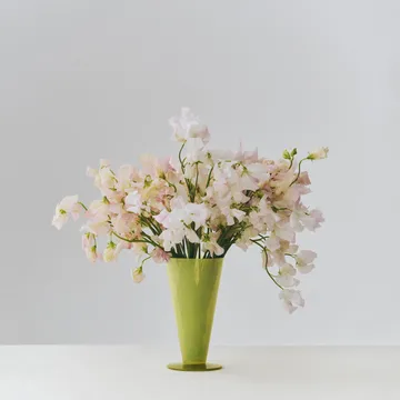 Vaso Conical - Light green-dark lime, small - HAY