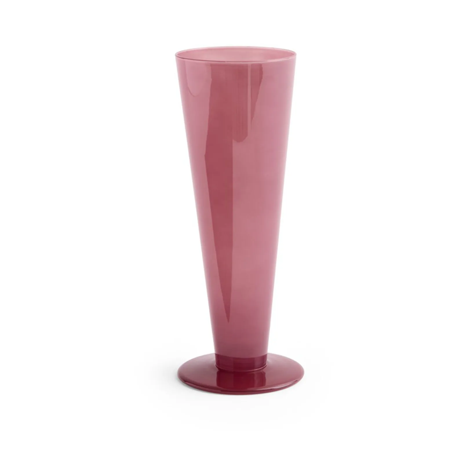 Vaso Conical, Rose-dark red, medium HAY