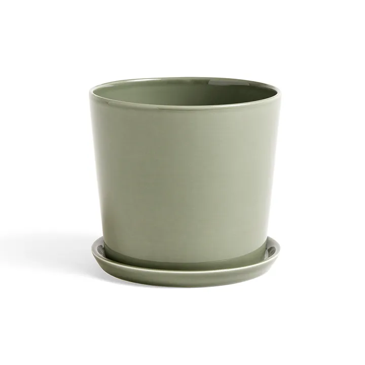 Vaso Per Fiori Standard Con Sottovaso - Plastica PP, Fori Di Drenaggio, Colori: Terracotta, Marrone, Bianco - 5