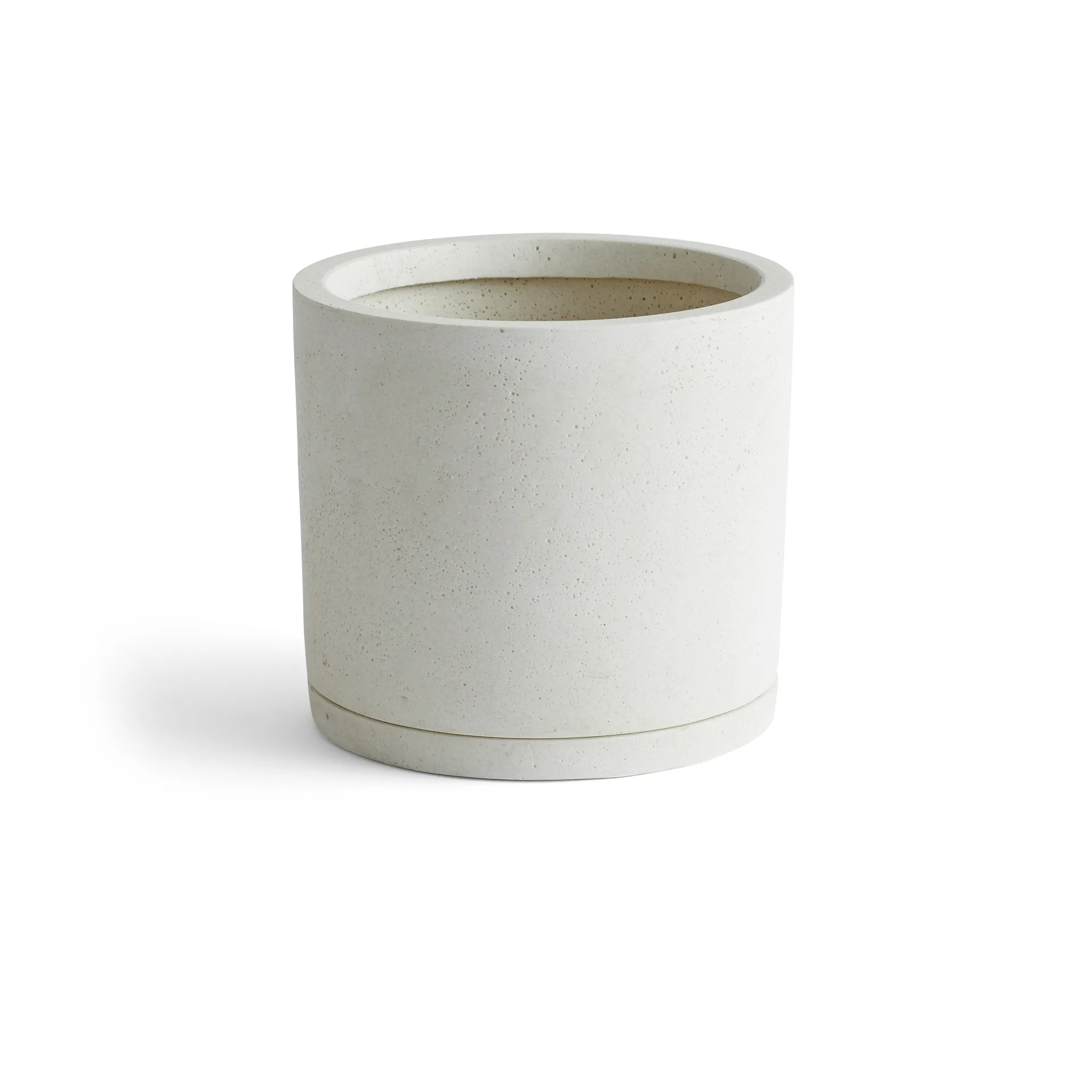 Vaso da fiori HAY sottovaso XXL Ø 24 cm, Bianco HAY