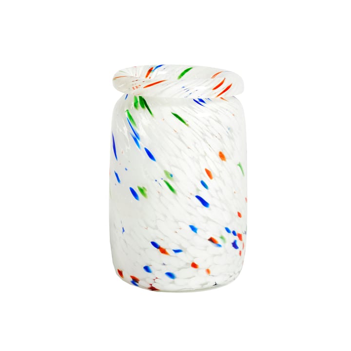 Vaso Splash Roll Neck M 22 cm - white dot (multicolore) - HAY