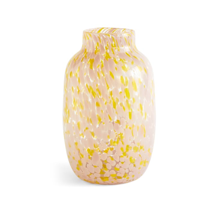 Vaso Splash Round L - 30 cm light pink-yellow - HAY