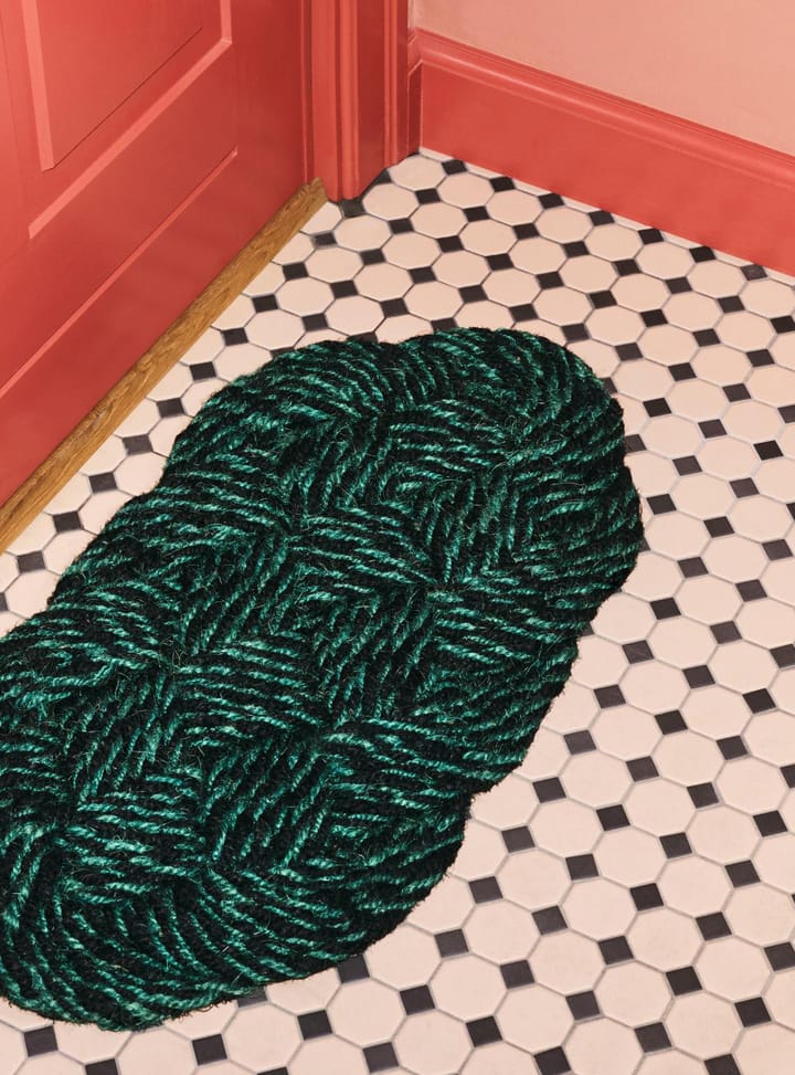 Zerbino Coco 40x80 cm, Swirl nero HAY