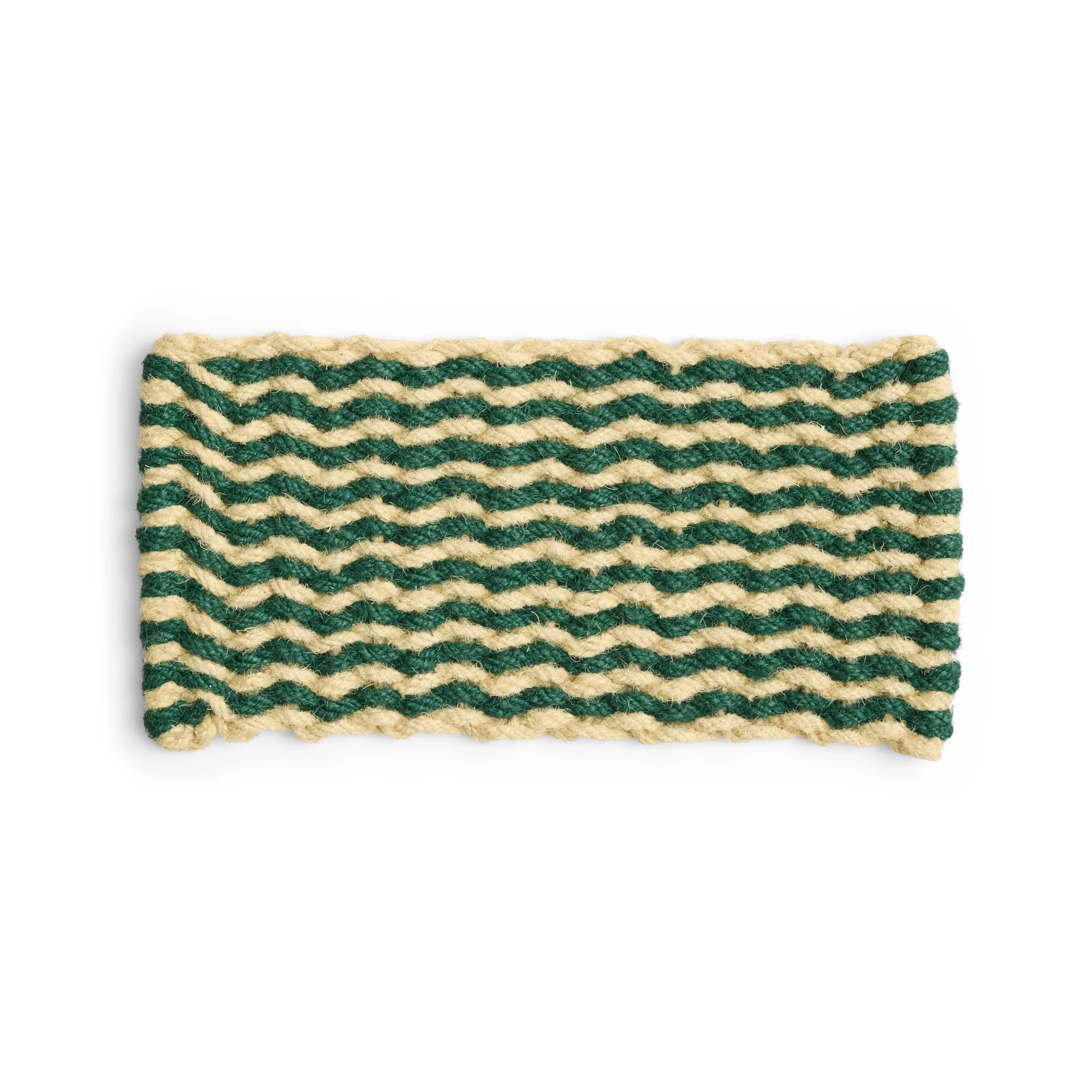 Zerbino Coco Stripe Wave, Dark green-white HAY