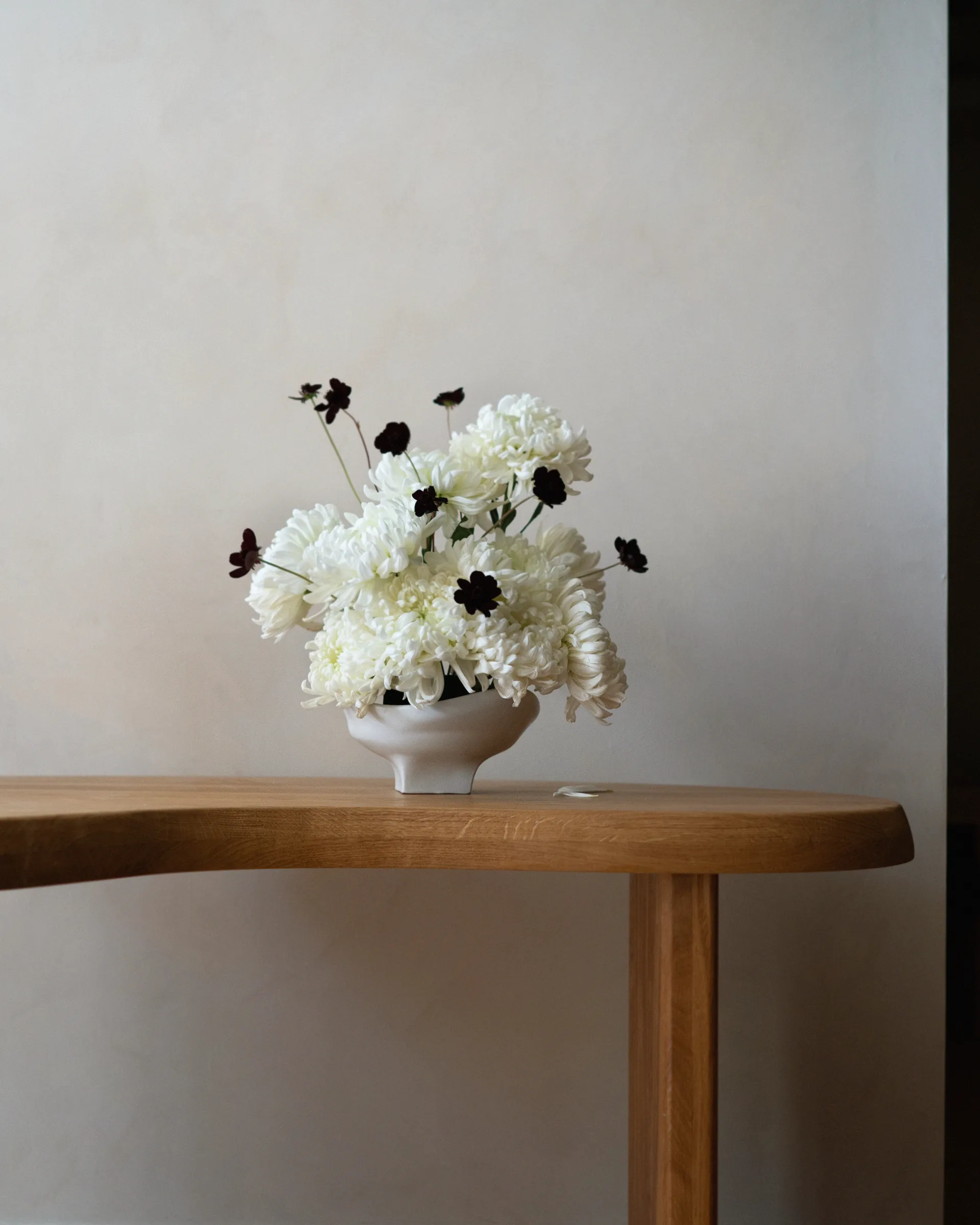 Ciotola grande Nami 20x23 cm, Bianco Hein Studio