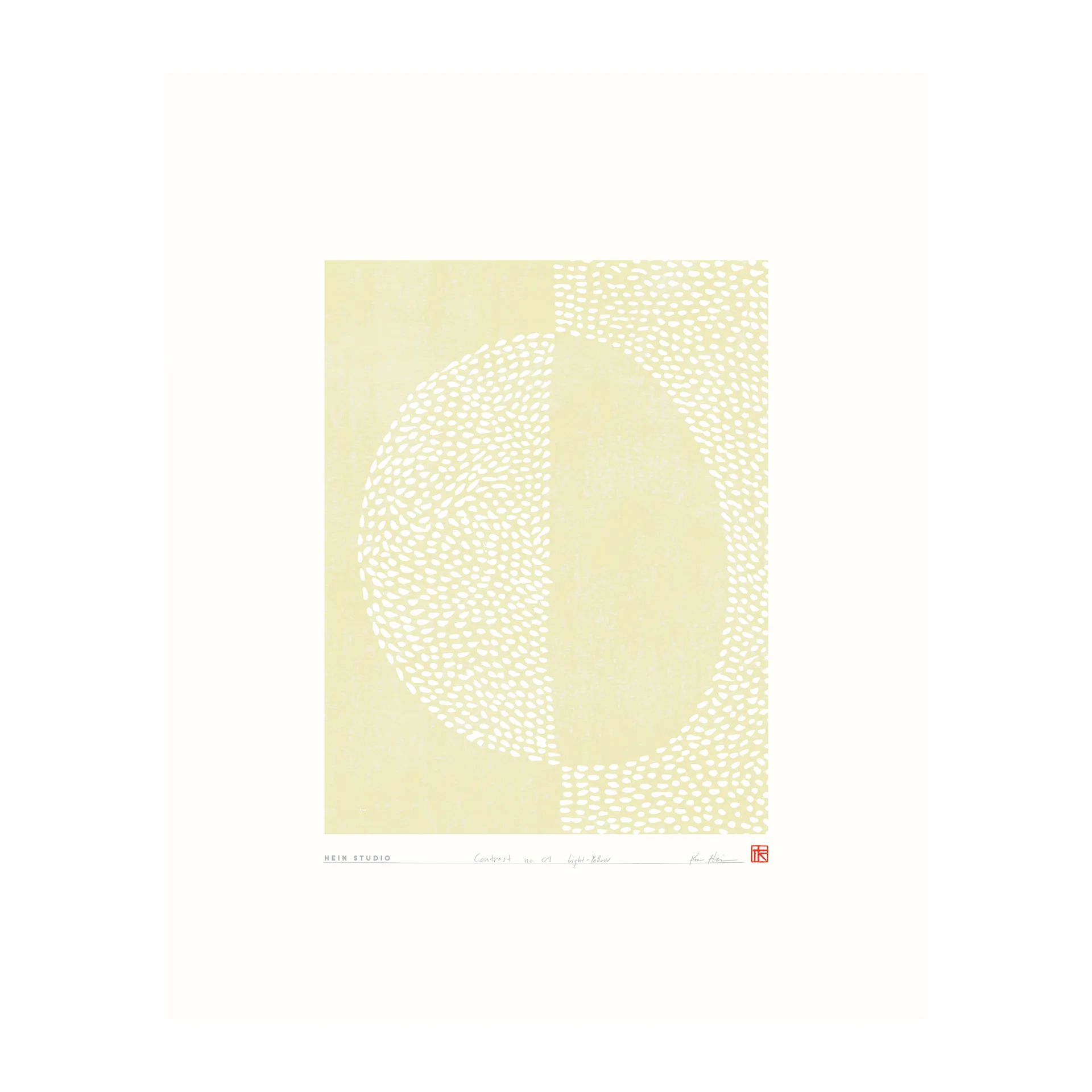 Poster Contrast 40x50 cm, Nr. 01 Hein Studio