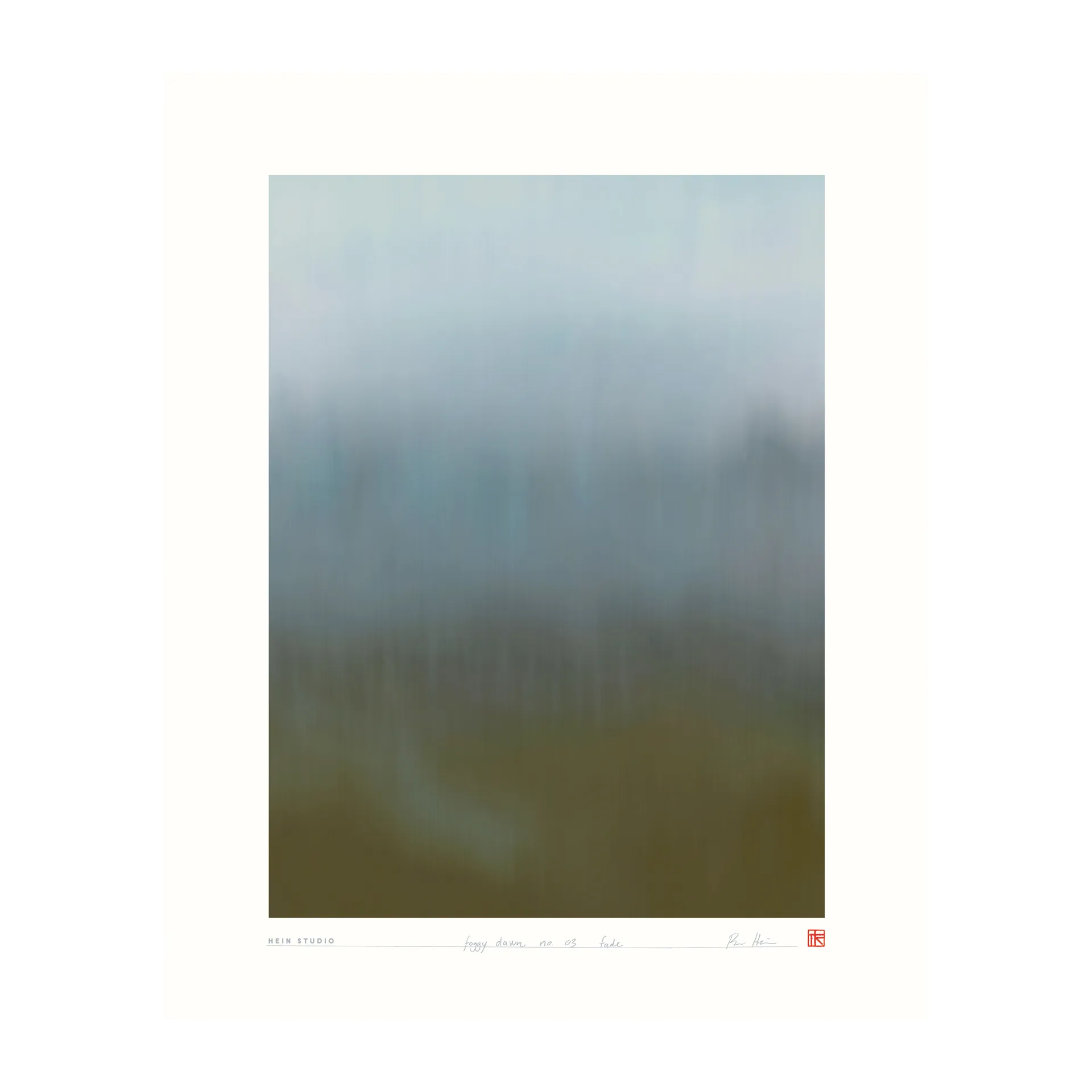 Poster Foggy Dawn 40x50 cm, Nr. 03 Hein Studio