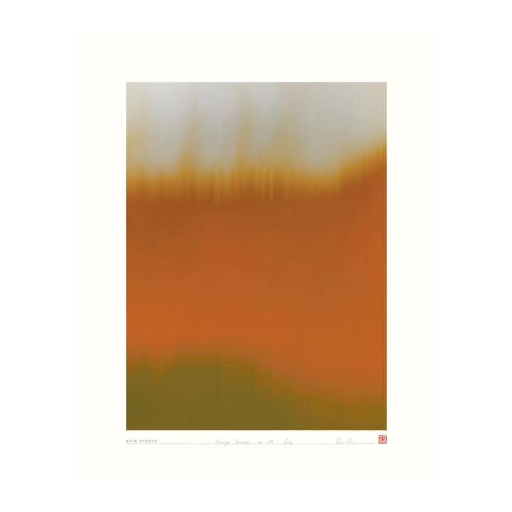 Poster Orange Sunrise 40x50 cm - Nr. 02 - Hein Studio