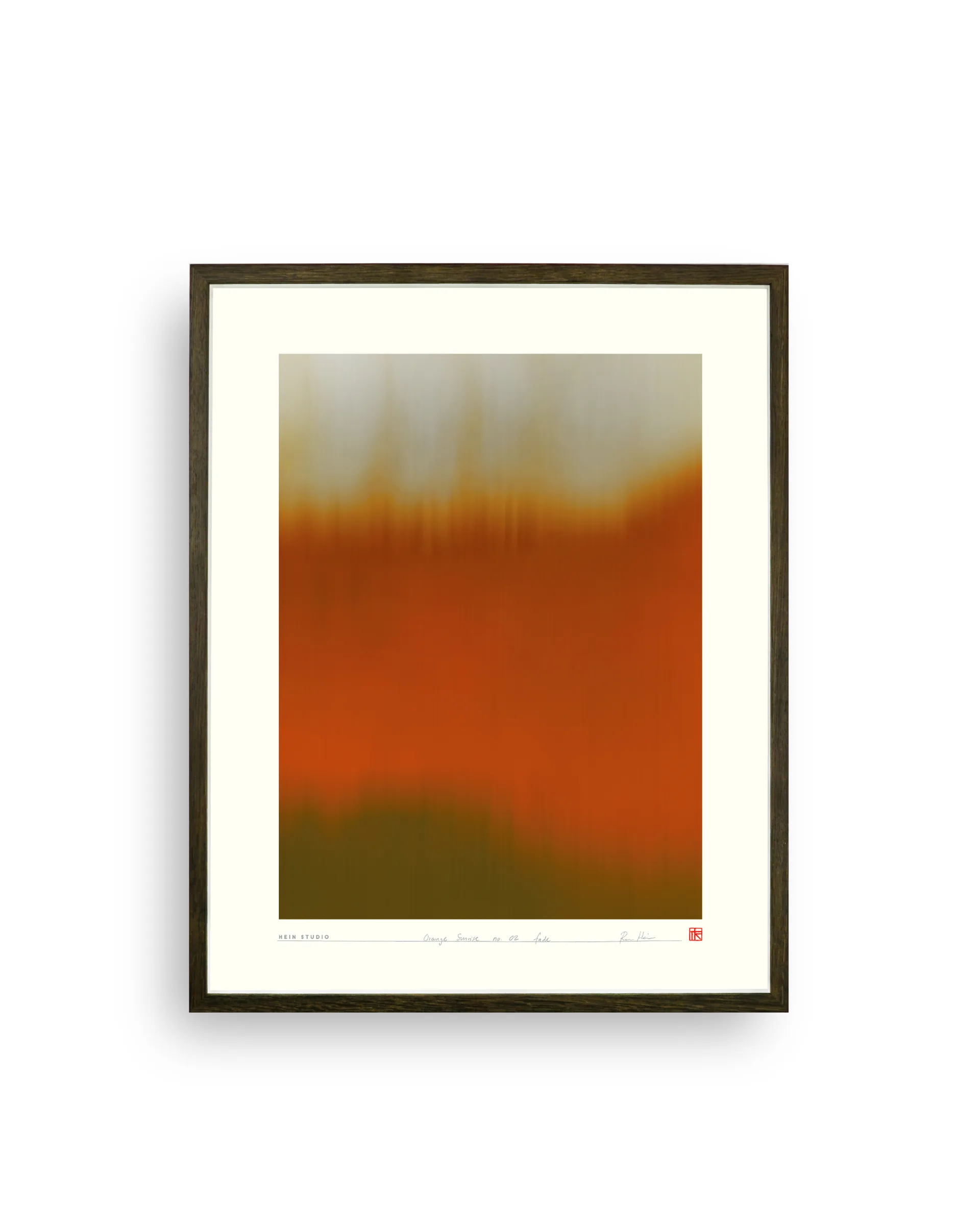 Poster Orange Sunrise 40x50 cm, Nr. 02 Hein Studio