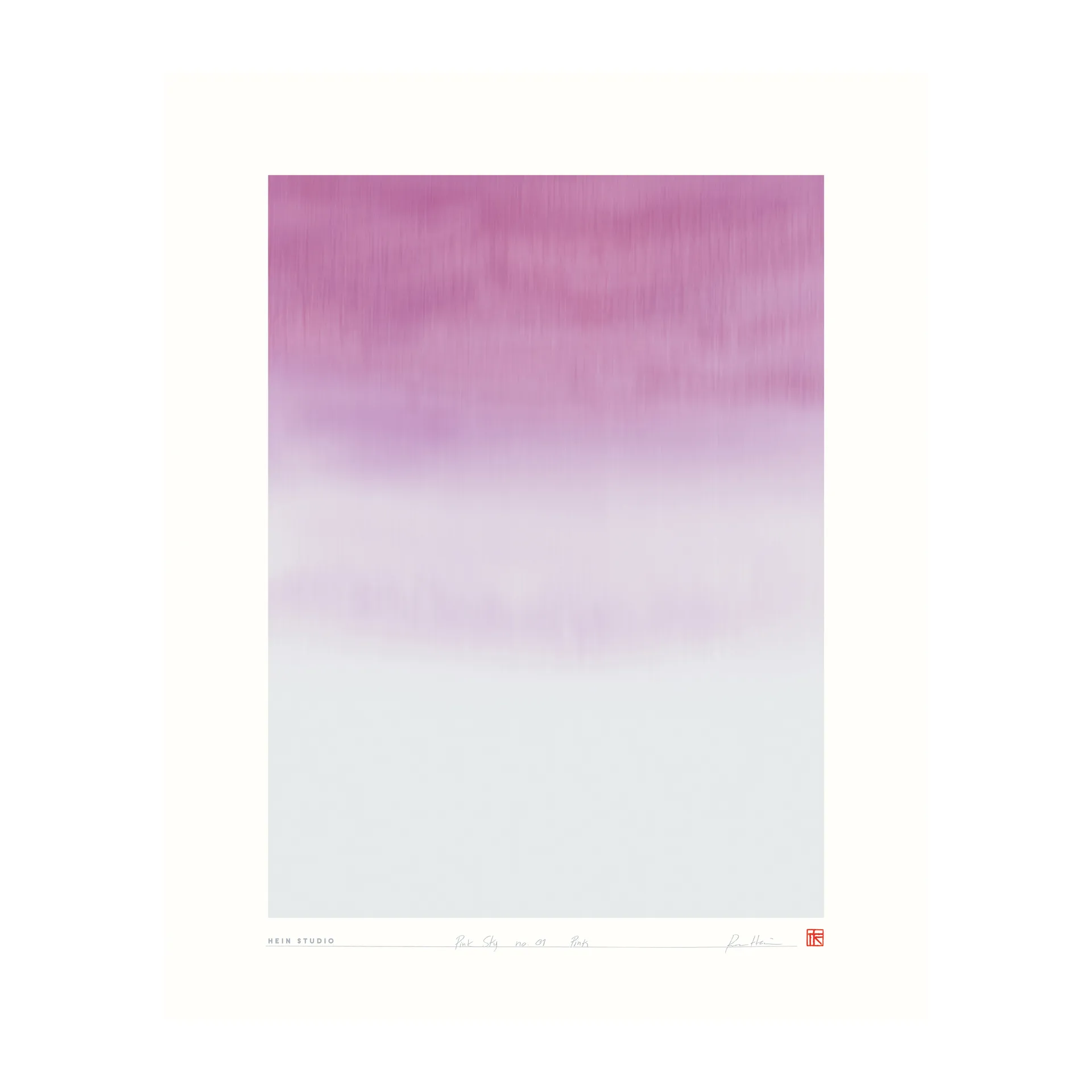 Poster Pink Sky 40x50 cm, Nr. 01 Hein Studio