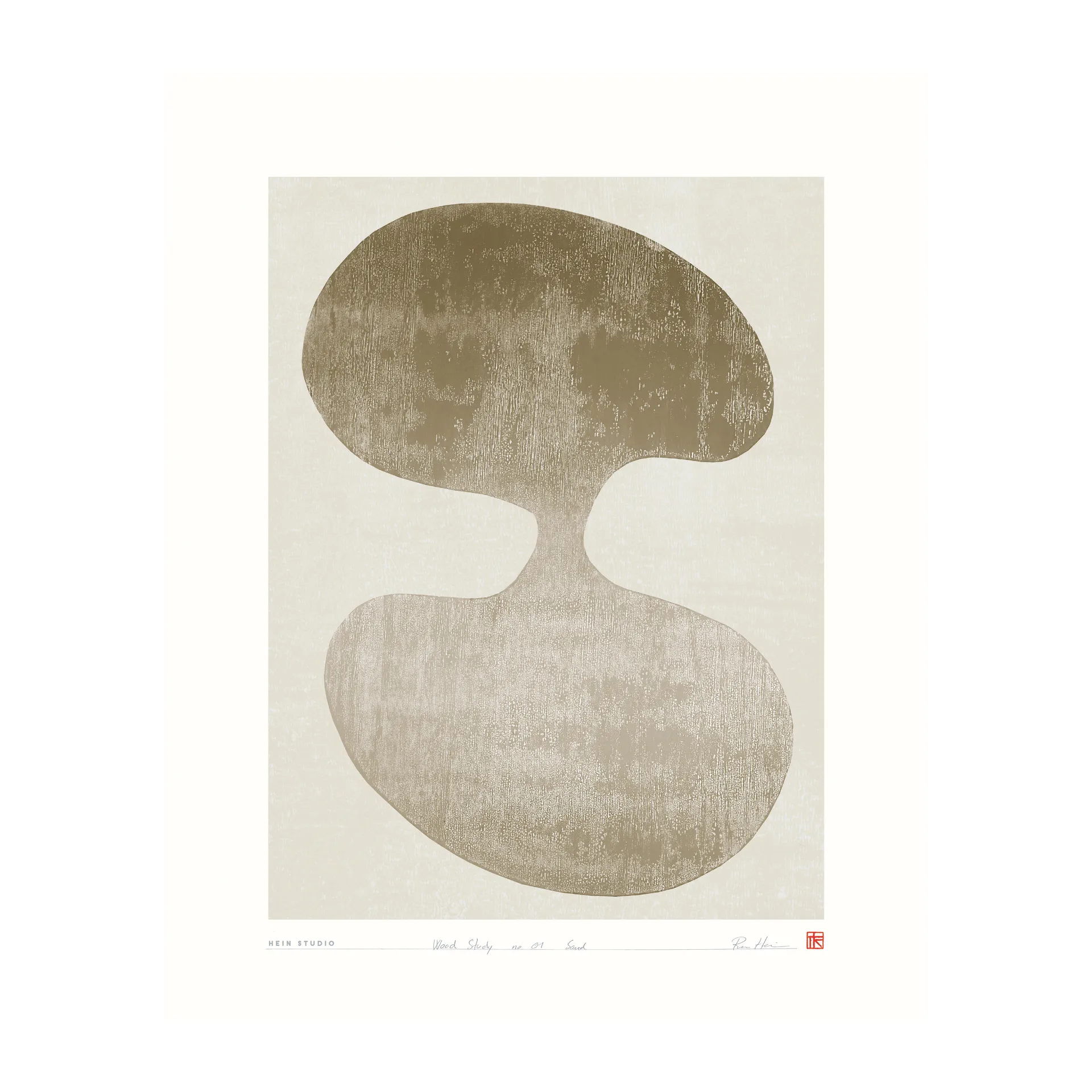 Poster Wood Study 40x50 cm, Nr. 01 Hein Studio