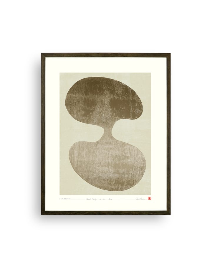 Poster Wood Study 40x50 cm, Nr. 01 Hein Studio