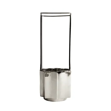 Vaso Ikebana 30 cm - Nichel - Hein Studio