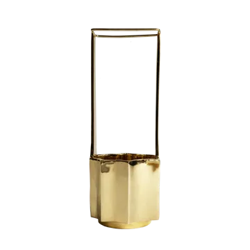 Vaso Ikebana 30 cm - Ottone - Hein Studio