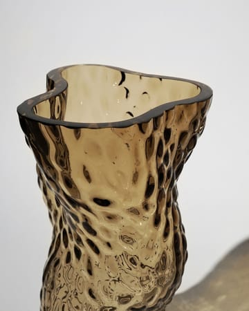 Vaso in vetro Ostrea Rock 30 cm - Vetro fumé - Hein Studio