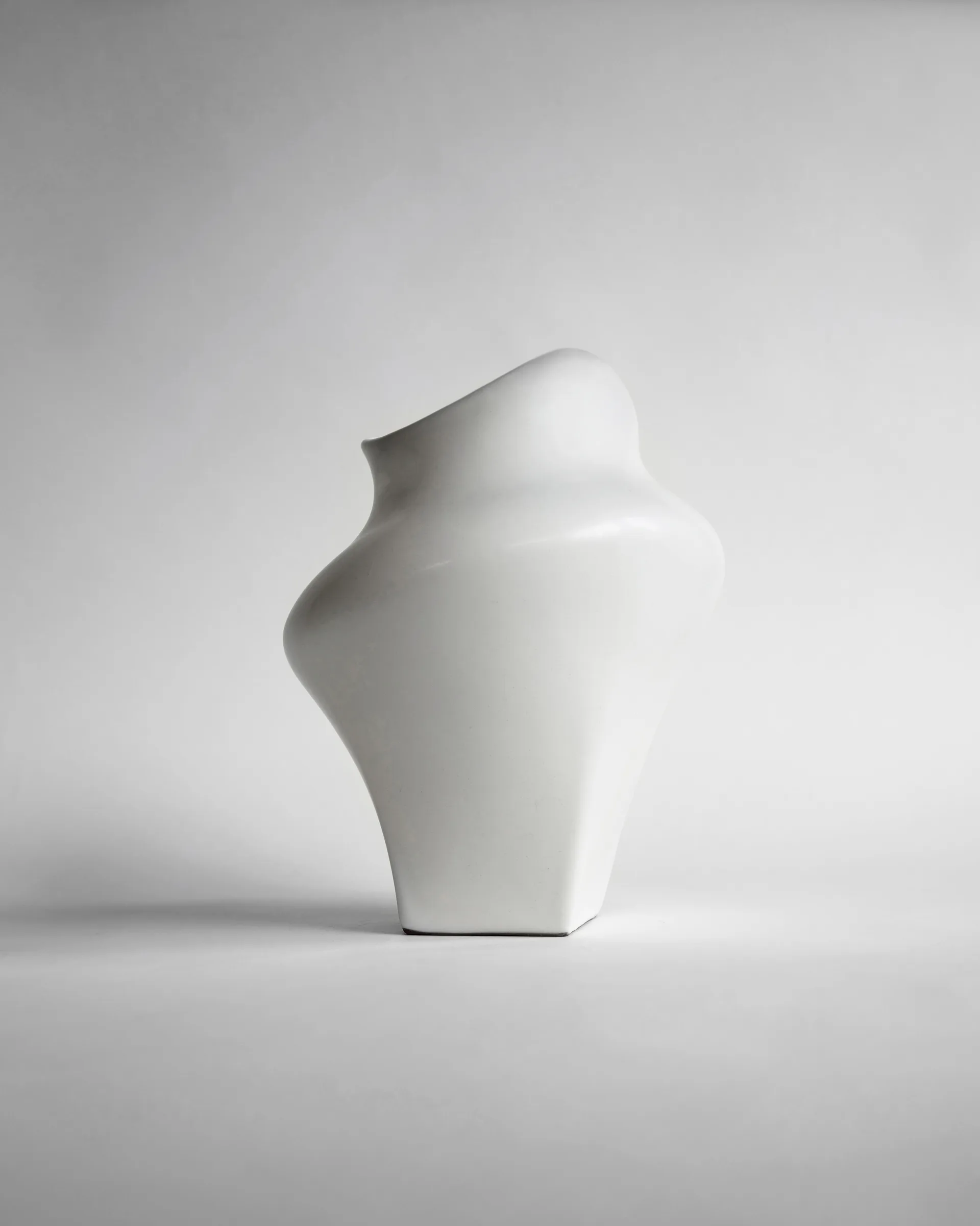 Vaso Nami 20 cm, Bianco Hein Studio