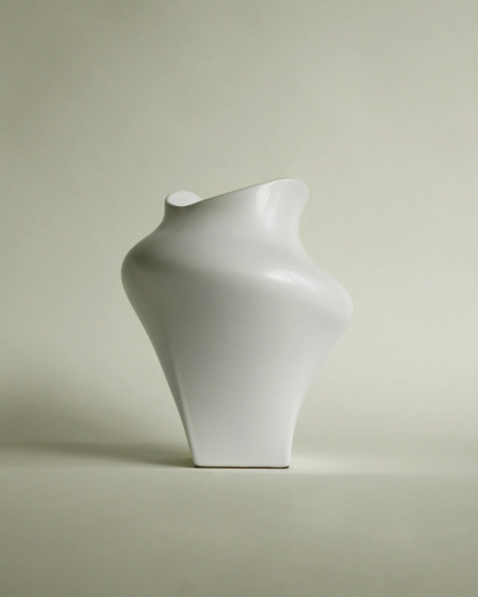 Vaso Nami 20 cm, Bianco Hein Studio