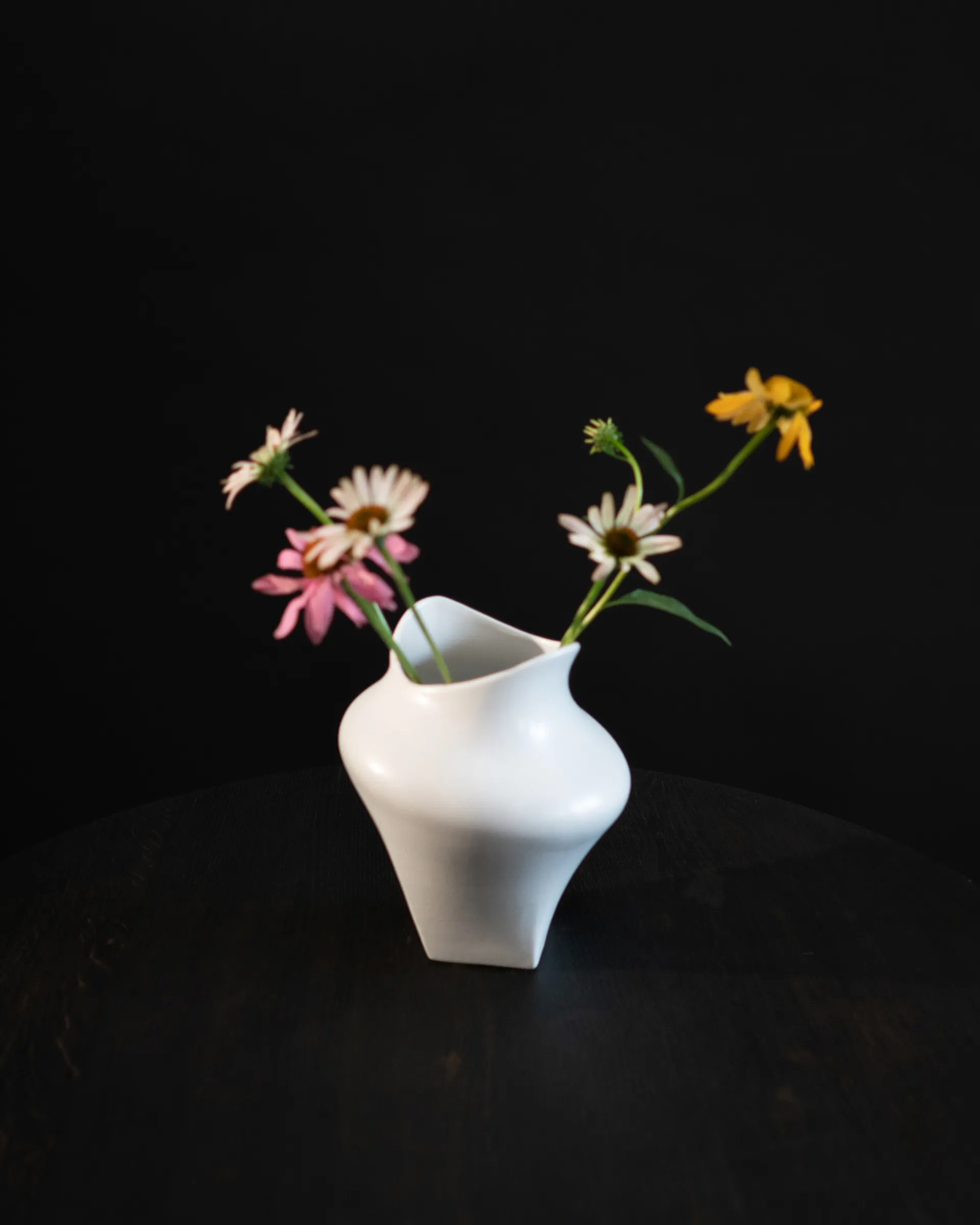 Vaso Nami 20 cm, Bianco Hein Studio