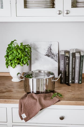 Casseruola con coperchio 5,5 litri Heirol Steely Classic Triply  - Acciaio inossidabile - Heirol