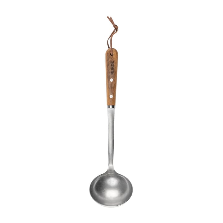 Mestolo acciaio inox 29,8 cm - Faggio - Heirol