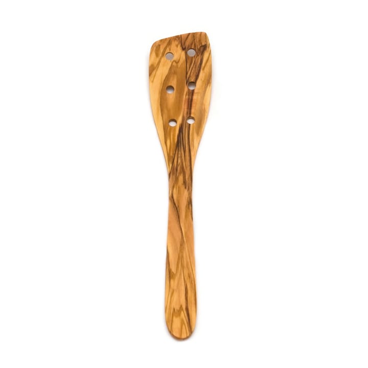 Mestolo forato Heirol in legno d'olivo - 30 cm - Heirol