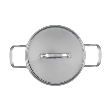 Pentola con coperchio 3 litri Heirol Steely Classic Triply  - Acciaio inossidabile - Heirol