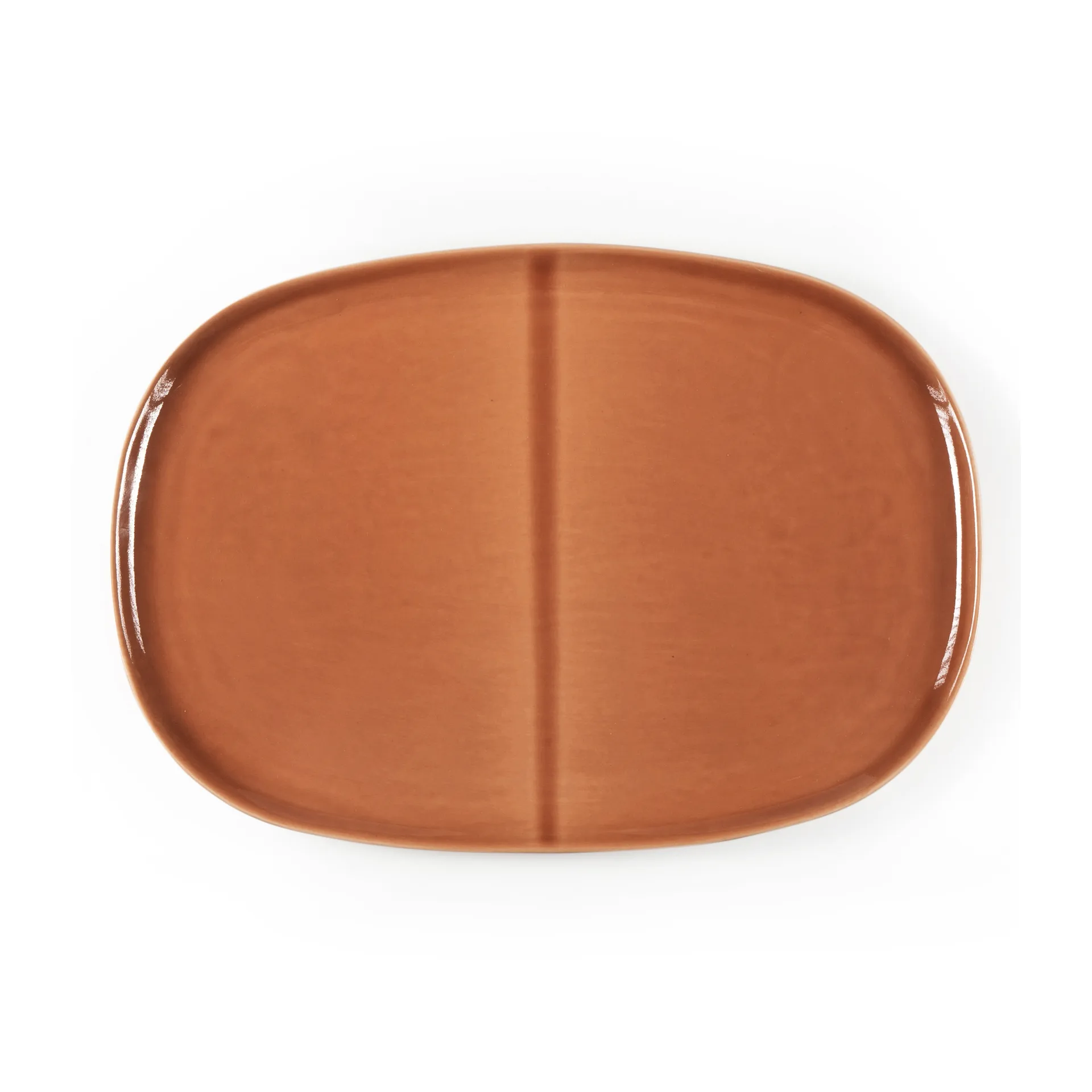 Piatto ovale Heirol x Nosse Svelte 30 cm, Terracotta Heirol