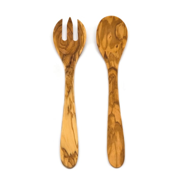 Posate da insalata Heirol in legno d'olivo, 2 pezzi - 30 cm - Heirol