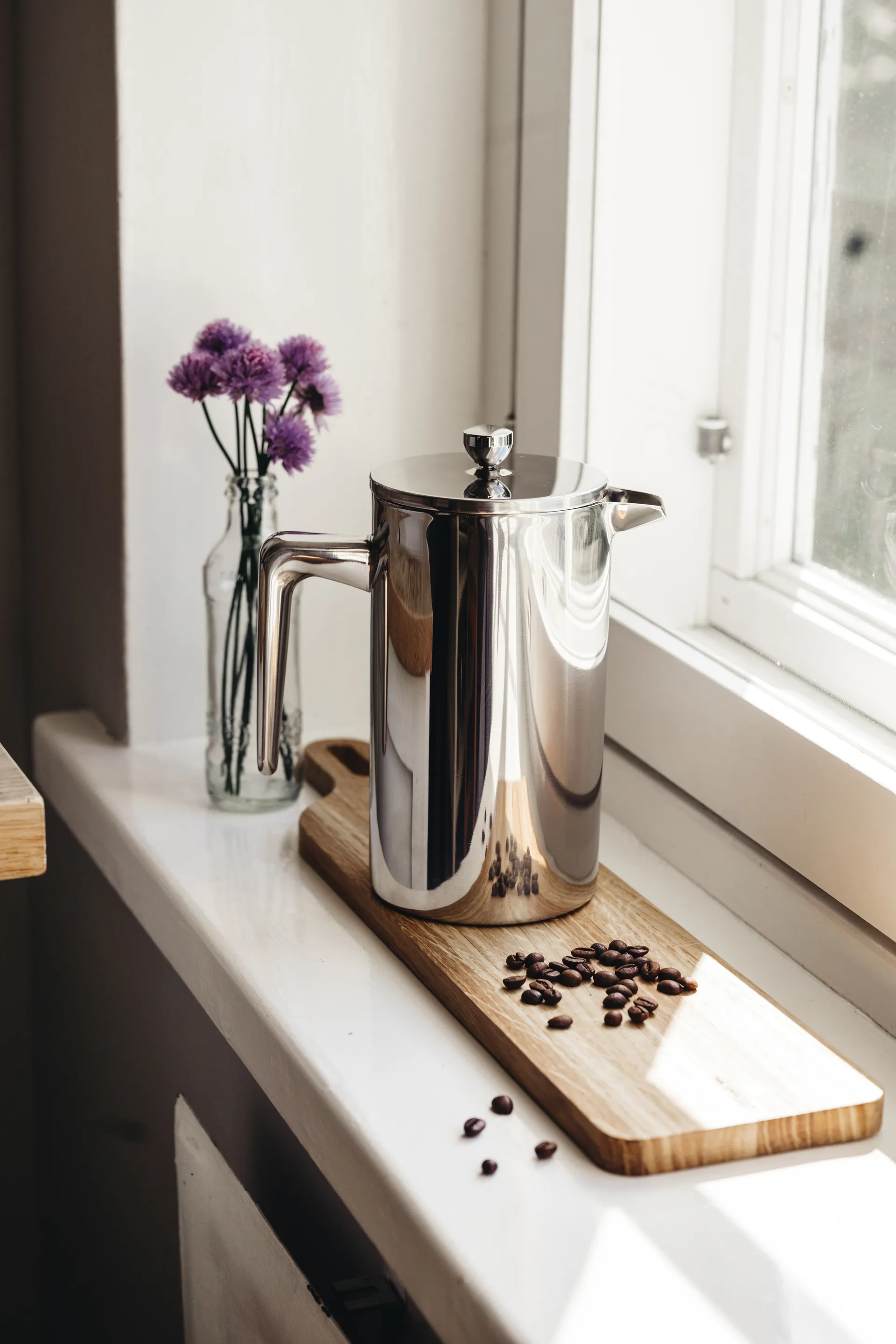 Pressa da caffè Heirol acciaio inossidabile, 1L. 8 tazze Heirol