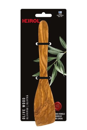 Spatola Heirol in legno d'olivo - 32 cm - Heirol