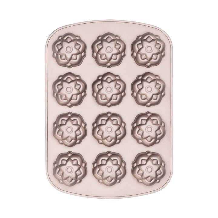 Stampo per 12 muffin Heirol , Oro rosa Heirol