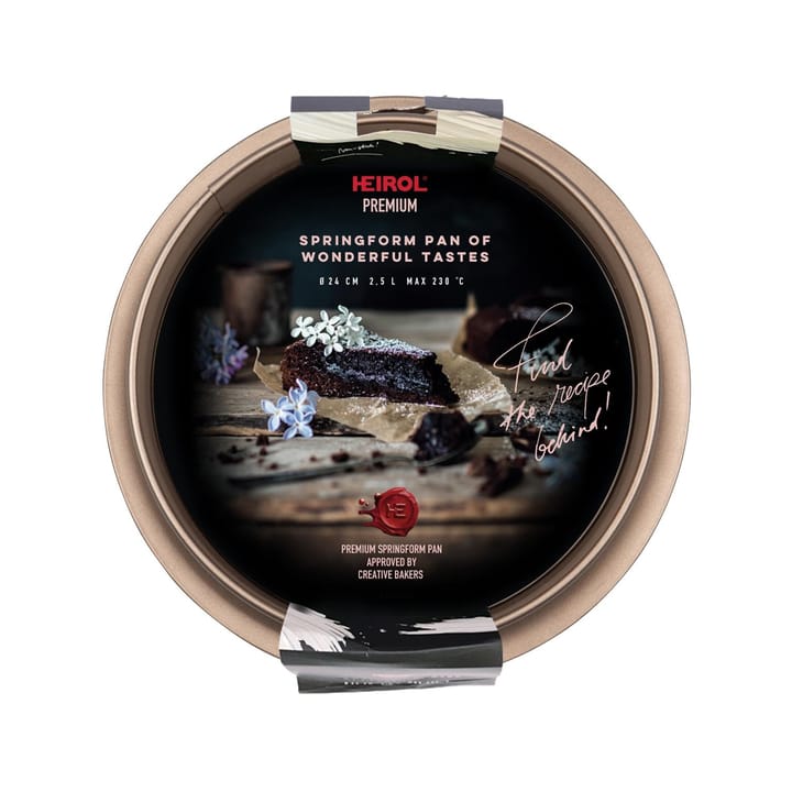 Stampo per dolci a cerniera Heirol color champagne, Ø 24 cm
​ Heirol