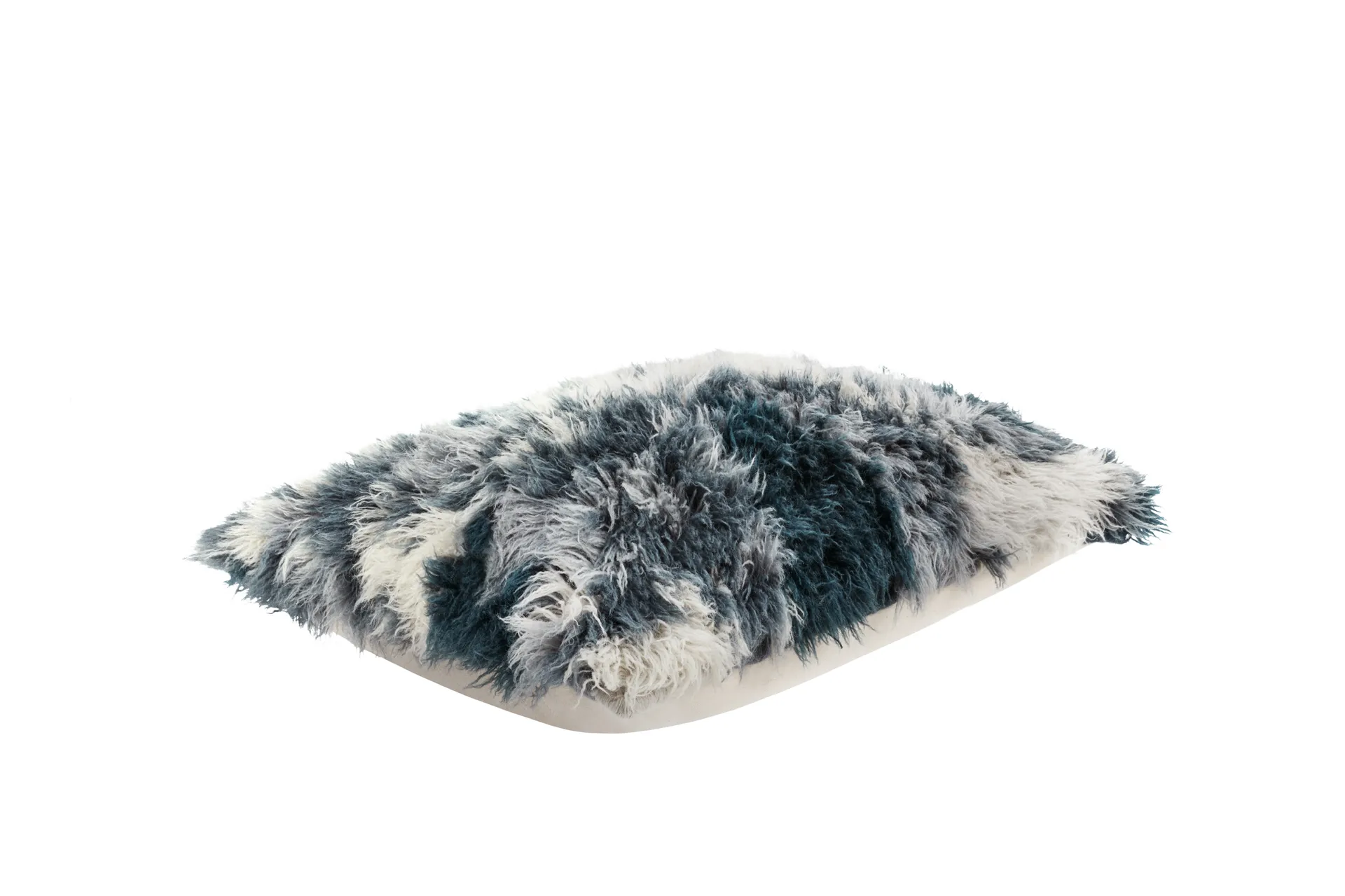 Cuscino Monster Large 40x60 cm, Dark teal-off white Hem