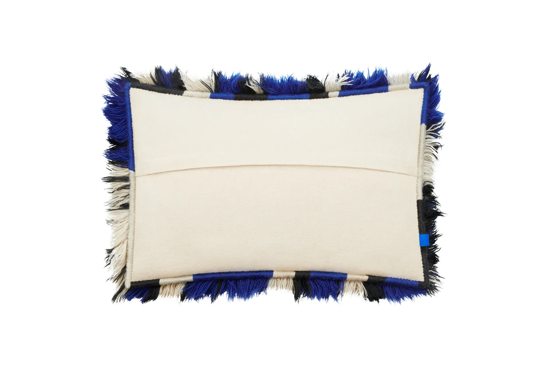 Cuscino Monster Large 40x60 cm, Ultramarine blue-off white Hem