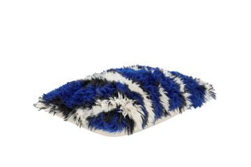Cuscino Monster Large 40x60 cm - Ultramarine blue-off white - Hem