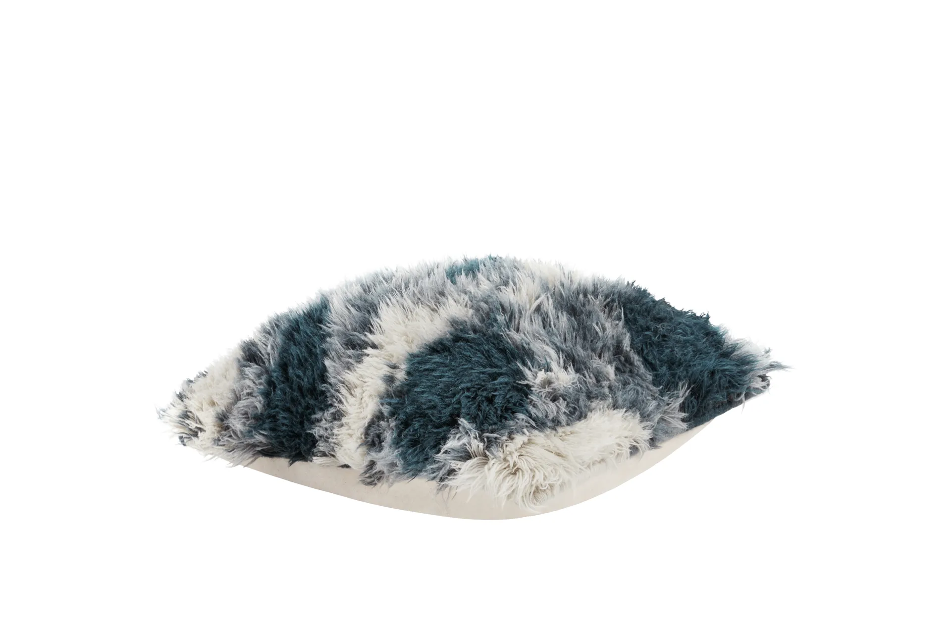 Cuscino Monster Medium 50x50 cm, Dark teal-off white Hem