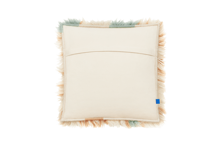 Cuscino Monster Medium 50x50 cm, Turquoise-peach Hem
