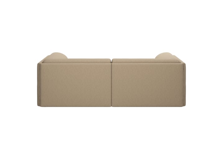 Divano a 2 posti Palo Block con braccioli Low 200 cm, Beige Hem